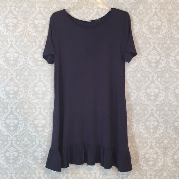 {Annabelle}Slate Babydoll Mini Dress - Picture 2 of 8